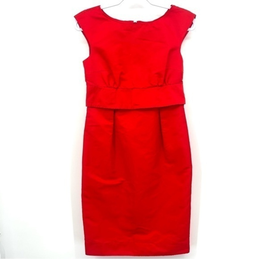 MaxMara Weekend Size 4 Sleeveless Orange Midi Dress NWT